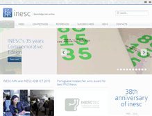 Tablet Screenshot of inesc.pt