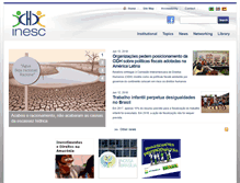 Tablet Screenshot of inesc.org.br